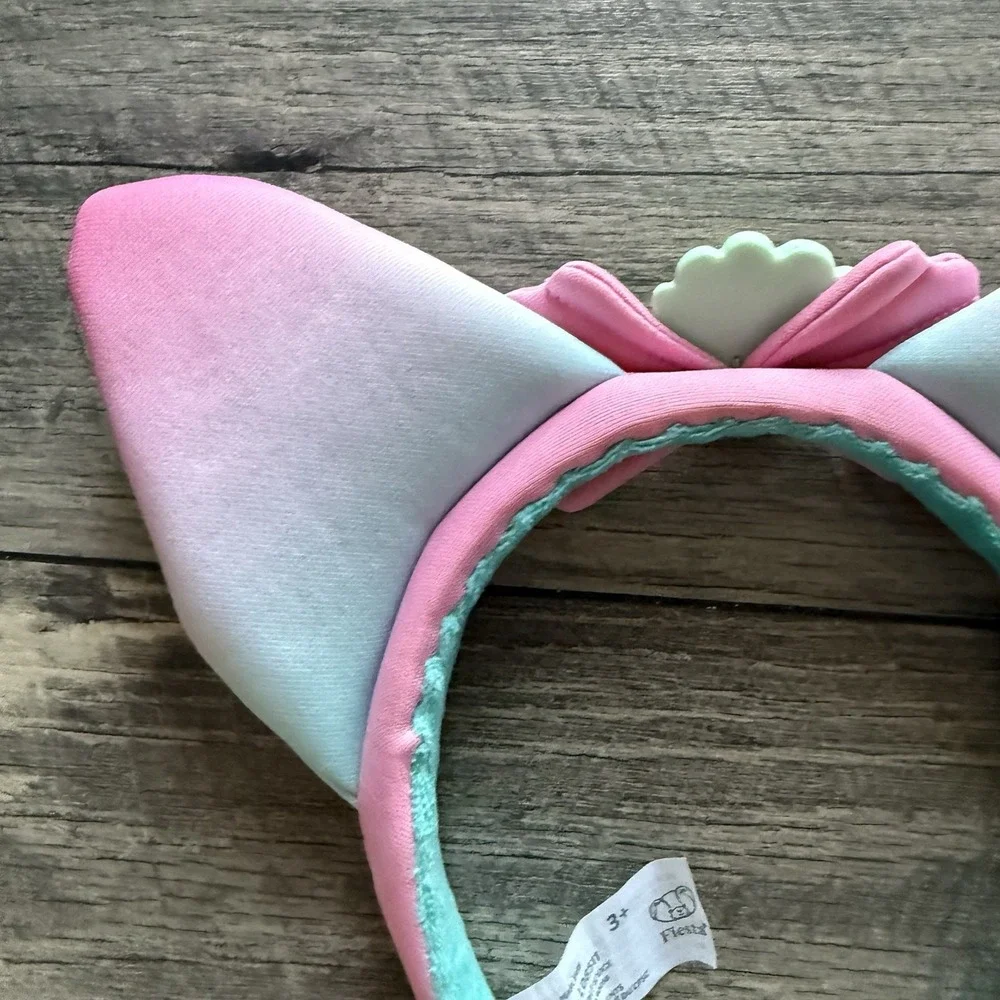 Fiesta Great Wolf Lodge Glam Ears Mermaid Purple Bow & SeaShell GWL White Pearls